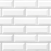 WANDBEKLEDING Element 3D Metro white tile